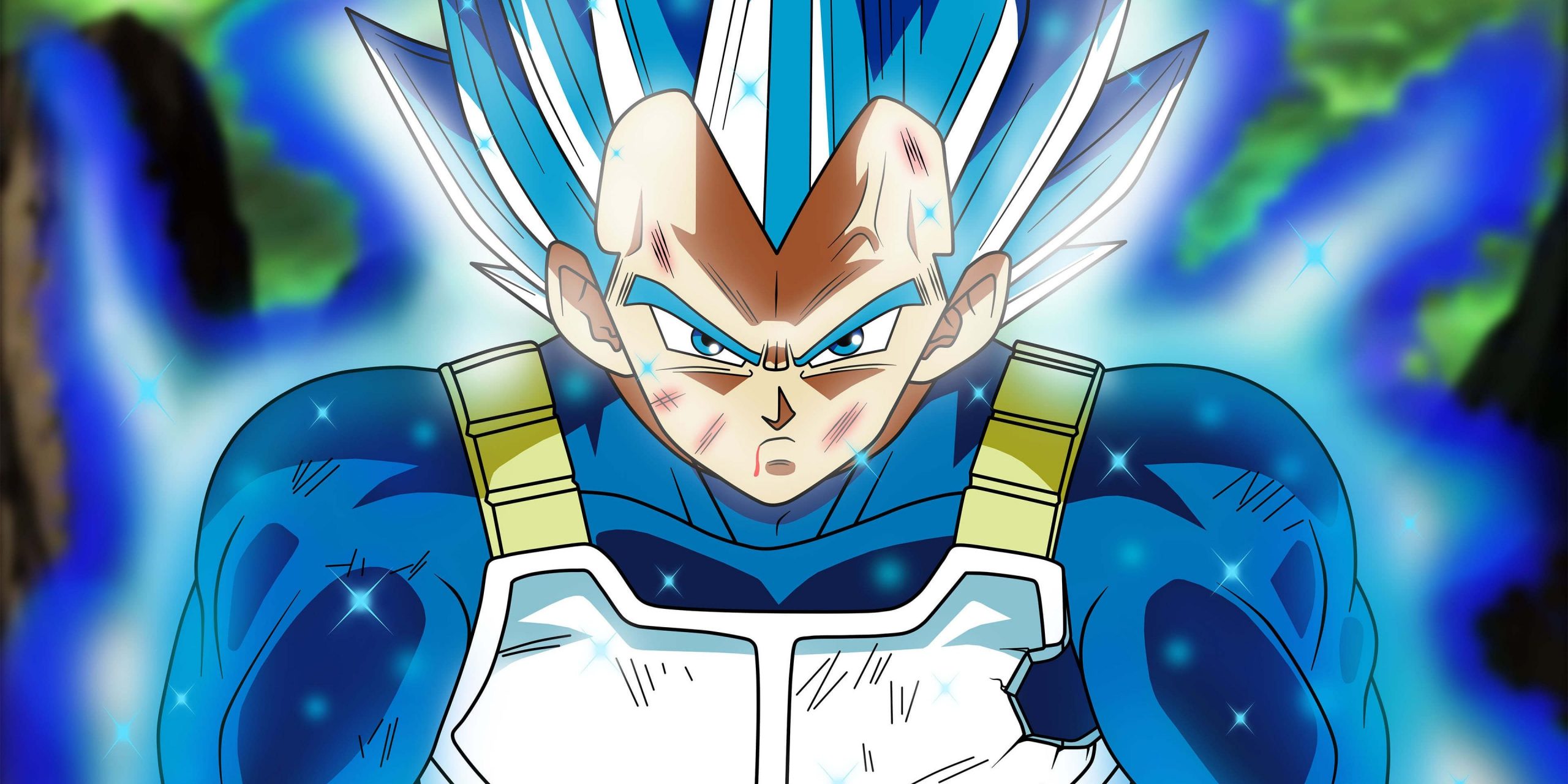 Blue Hair Vegeta Poster - Dragon Ball Z - wide 5