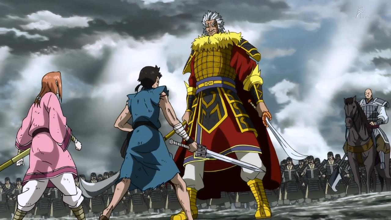 one of the best moment in Kingdom anime adaptation.. when Shin rally Duke  Hyou soldiers at the rear. : r/Kingdom