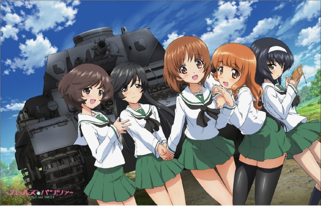 anime like girl und panzer